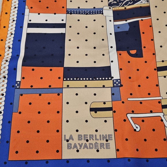 Hermès Silk La Berline Bayadere 90 Scarf - Picture 3 of 14